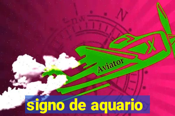 signo de aquario
