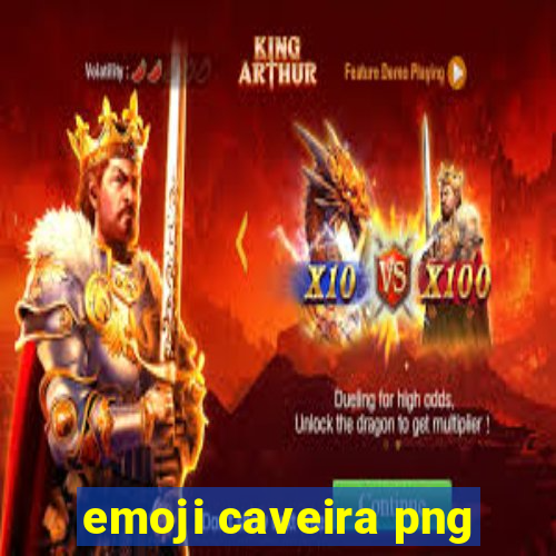 emoji caveira png