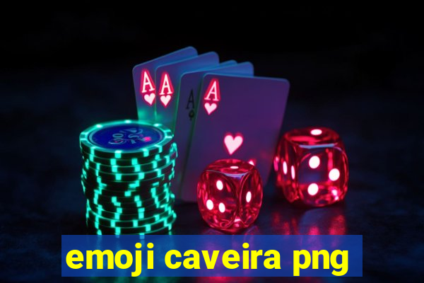 emoji caveira png