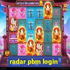radar pbm login