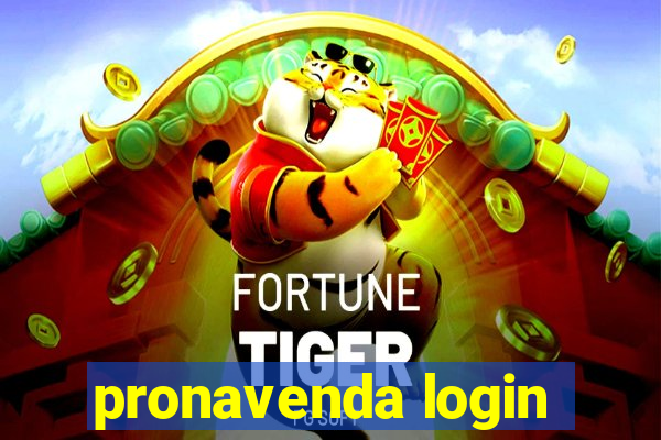 pronavenda login