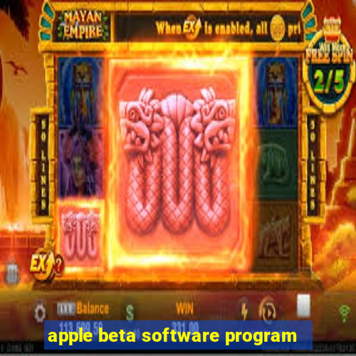 apple beta software program