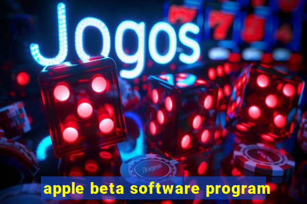 apple beta software program