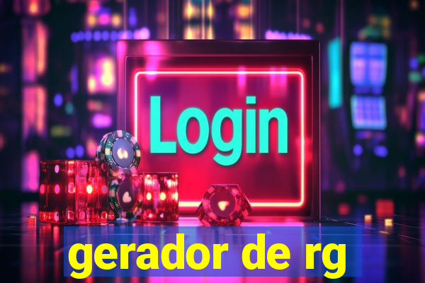 gerador de rg