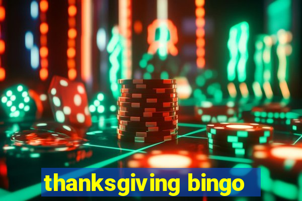 thanksgiving bingo
