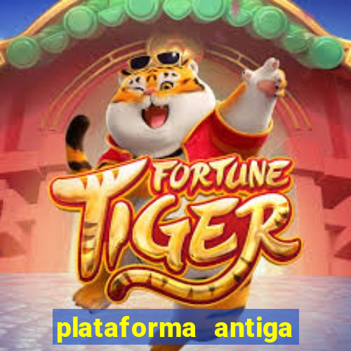 plataforma antiga de jogos