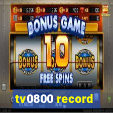tv0800 record