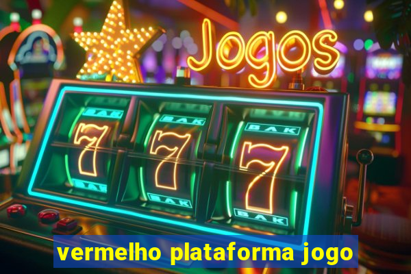 vermelho plataforma jogo
