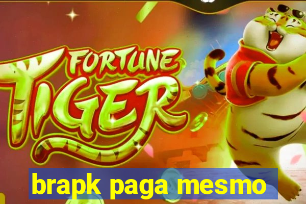 brapk paga mesmo