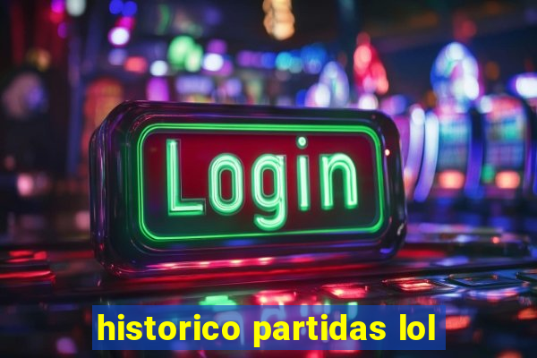 historico partidas lol