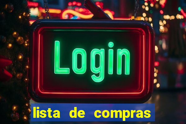 lista de compras supermercado para imprimir