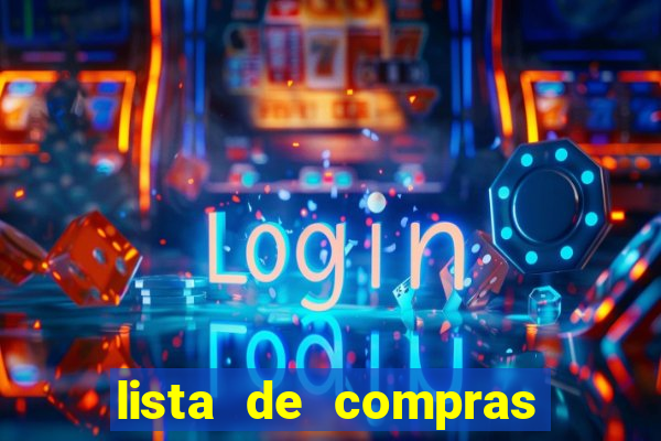 lista de compras supermercado para imprimir