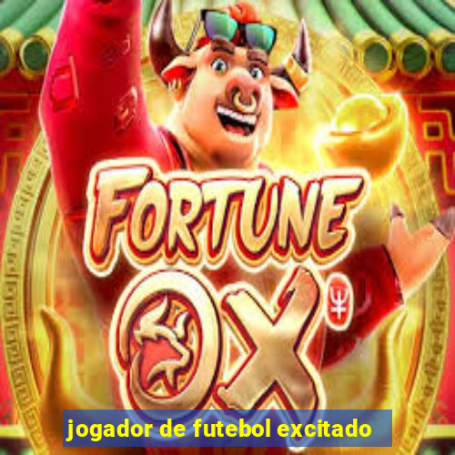 jogador de futebol excitado