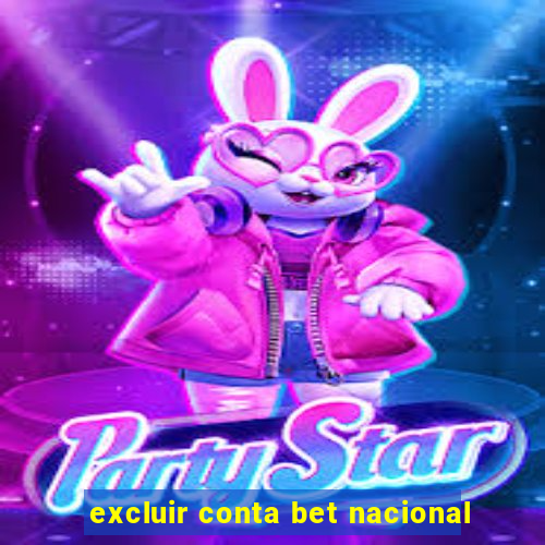 excluir conta bet nacional