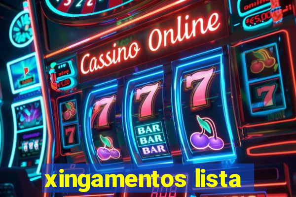 xingamentos lista