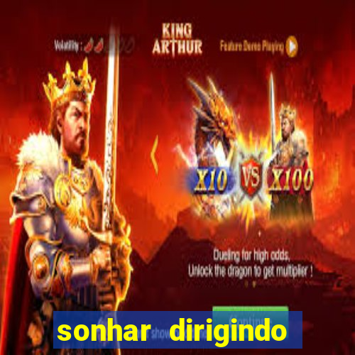 sonhar dirigindo carro jogo do bicho