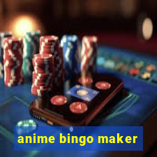anime bingo maker