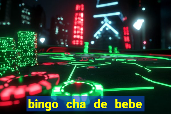 bingo cha de bebe cartelas para imprimir