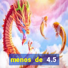 menos de 4.5 escanteios o que significa