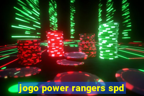 jogo power rangers spd
