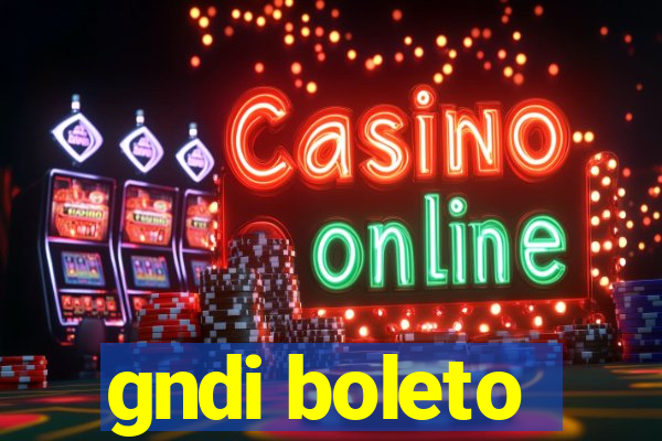 gndi boleto