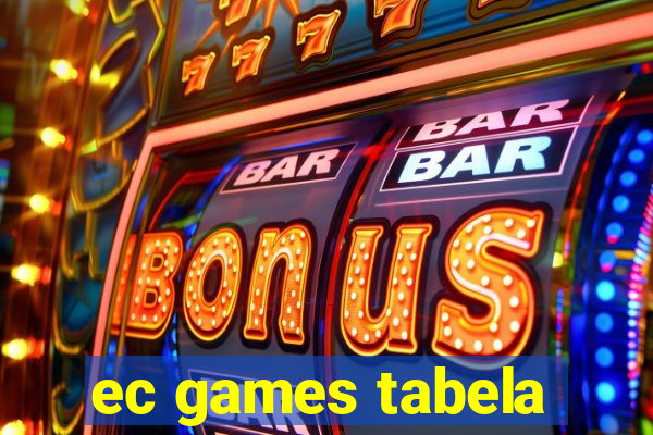 ec games tabela