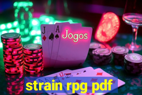 strain rpg pdf
