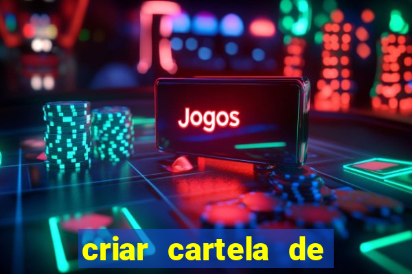 criar cartela de bingo no word