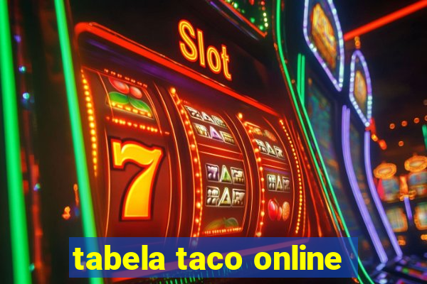 tabela taco online