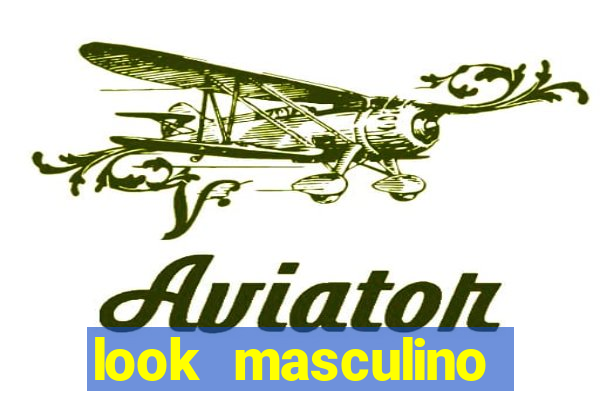 look masculino blazer cinza