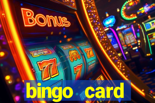 bingo card generator with pictures