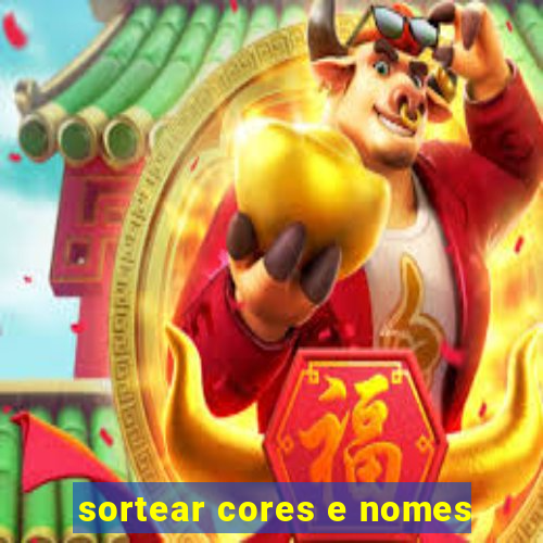 sortear cores e nomes