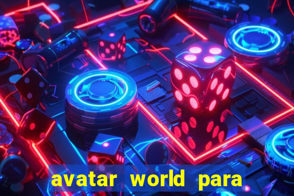 avatar world para colorir e imprimir