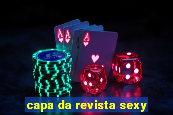 capa da revista sexy