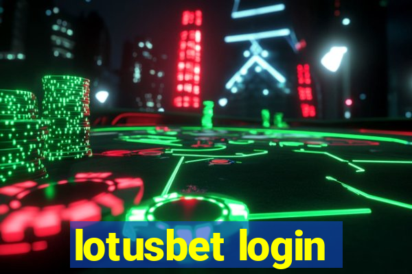 lotusbet login