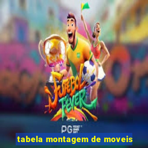 tabela montagem de moveis