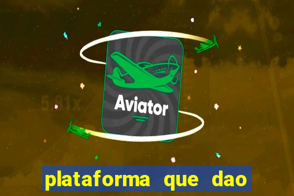 plataforma que dao bonus de cadastro