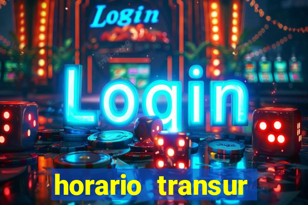 horario transur roleta santos dumont juiz de fora