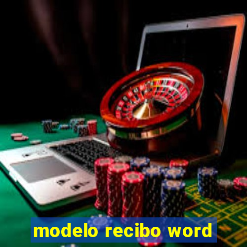 modelo recibo word