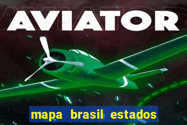 mapa brasil estados e capitais