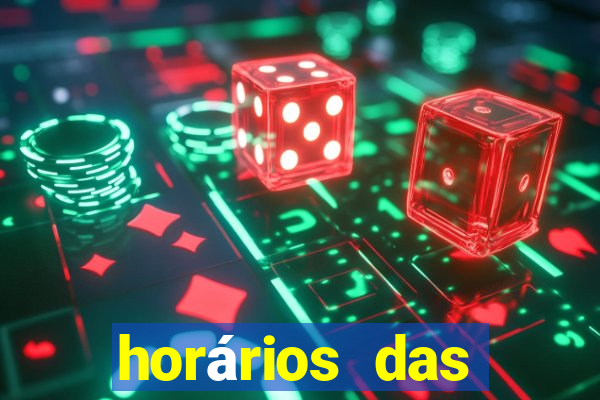 horários das plataformas de jogos