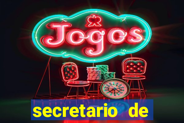 secretario de esporte salario
