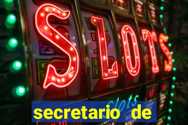secretario de esporte salario
