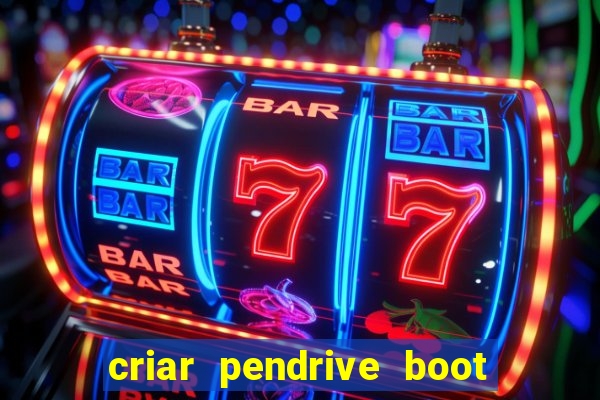 criar pendrive boot windows 10