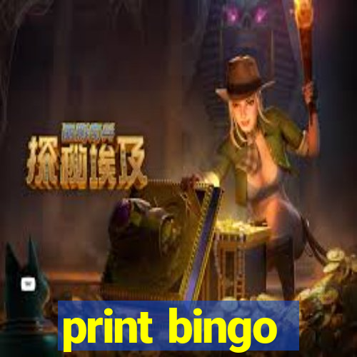 print bingo