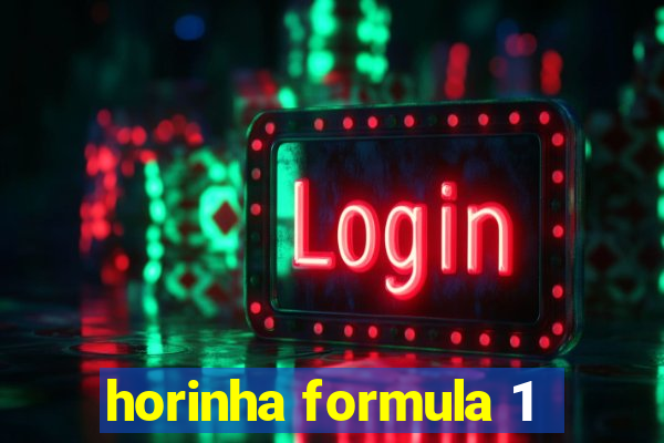 horinha formula 1