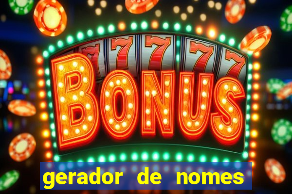 gerador de nomes para jogos