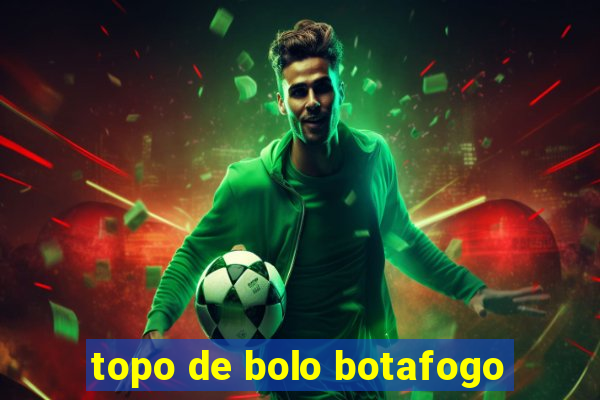 topo de bolo botafogo