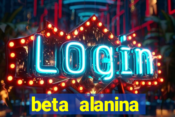 beta alanina aumenta a pressao