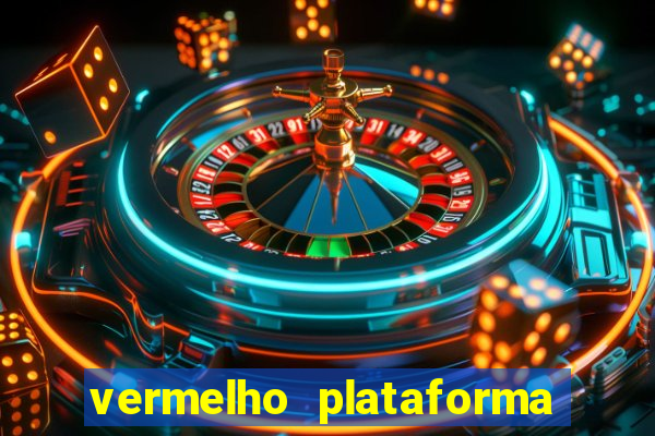 vermelho plataforma de jogos
